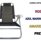 Cadeira Reclinavel Preguiçosa Sanete Ronchetti 120 Kg 05 Pos