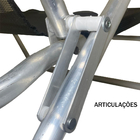 Cadeira Reclinavel Preguiçosa Sanete Ronchetti 120 Kg 05 Pos