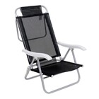 Cadeira Reclinável Sunny 6 Posições Em Alumíno Para Praia Pis