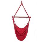 Cadeira Rede Balanço De Teto Suspensa Cor:vermelho