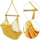 Cadeira Rede Balanço De Teto Suspensa Várias Cores Cor:amarela