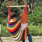 Cadeira Rede Balanço Suspensa S/ Almofada Colorida