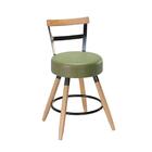 Cadeira Redonda Estofada Jaipur Verde