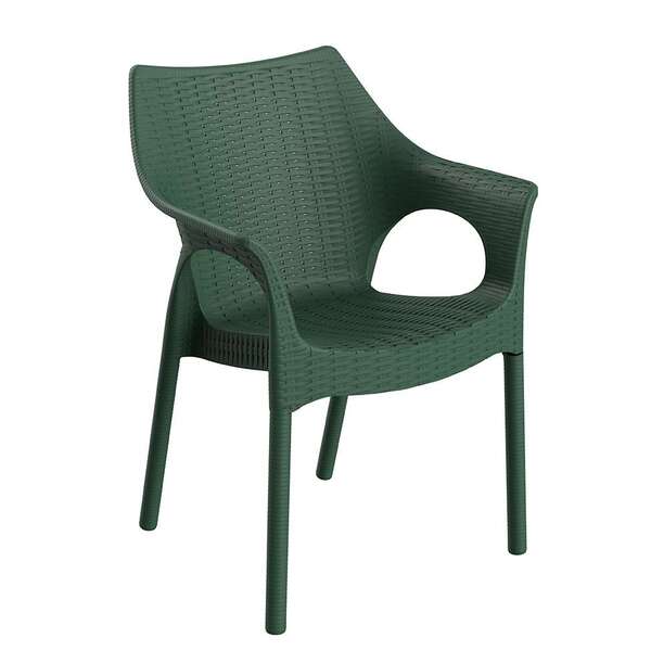Cadeira Relic Com Braço Verde Alecrim