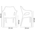 Cadeira Relic Com Braço Verde Alecrim