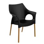 Cadeira Relic Wood Grifit Preto