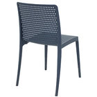 Cadeira plastica  monobloco Isabelle azul