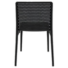 Cadeira plastica  monobloco Isabelle preta