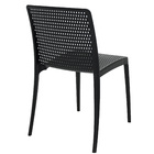 Cadeira plastica  monobloco Isabelle preta