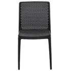 Cadeira plastica  monobloco Isabelle preta
