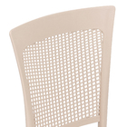 Cadeira Resina Palha Natural 88x45cm Forte Plástico