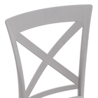 Cadeira Resina Robust Cross Nude Forte Plástico