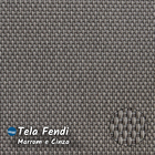 Cadeira Riviera Piscina Praia Alumínio Preto Tela Fendi