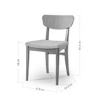 Cadeira Rock Laminada 81,8cm X 47,5cm Champagne