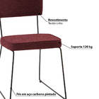 Cadeira Roma T1076-daf Mobiliário - Marsala