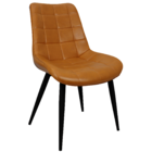 Cadeira Romana Provence Poltrona Estofada Pu Vintage Retro Pé