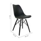 Cadeira Saarinen Black Edition - Base Preta