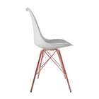 Cadeira Saarinen Branca - Base Tower Cobre