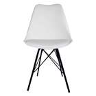 Cadeira Saarinen Branca - Base Tower Preto
