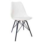 Cadeira Saarinen Branca - Base Tower Preto