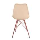 Cadeira Saarinen Nude - Base Tower Cobre