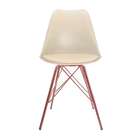 Cadeira Saarinen Nude - Base Tower Cobre