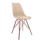 Cadeira Saarinen Nude - Base Tower Cobre