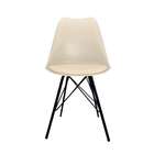 Cadeira Saarinen Nude - Base Tower Preto