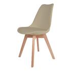 Cadeira Saarinen Nude - Base Wood
