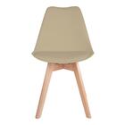 Cadeira Saarinen Nude - Base Wood