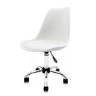 Cadeira Saarinen Pp Branca Office Cromada