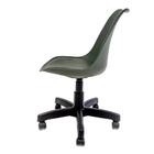 Cadeira Saarinen Pp Cinza Office Base Preto