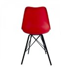 Cadeira Saarinen Pp Tower Empório  Vermelho/preto