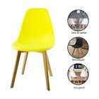 Cadeira Saarinen Solid Wood Para Sala Cozinha E Decoração - A