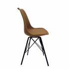 Cadeira Saarinen Tower Marrom Empório Tiffany Base Preta