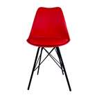 Cadeira Saarinen Vermelha - Base Tower Preto