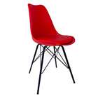 Cadeira Saarinen Vermelha - Base Tower Preto
