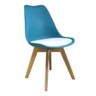 Cadeira Saarinen Wood Turquesa