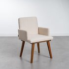 Cadeira Saíra Com Braço Cabecasa Madeiraoriginals Areia