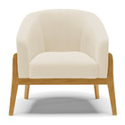 Cadeira Sala De Jantar Base De Madeira Kit 2 Stella Linho D03