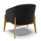 Cadeira Sala De Jantar Base De Madeira Kit 2 Stella Suede D03