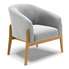 Cadeira Sala De Jantar Base De Madeira Kit 2 Stella Suede D03