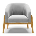 Cadeira Sala De Jantar Base De Madeira Kit 2 Stella Suede D03