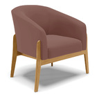 Cadeira Sala De Jantar Base De Madeira Kit 2 Stella Veludo D0