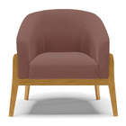 Cadeira Sala De Jantar Base De Madeira Kit 2 Stella Veludo D0