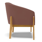 Cadeira Sala De Jantar Base De Madeira Kit 2 Stella Veludo D0