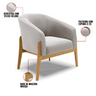 Cadeira Sala De Jantar Base De Madeira Kit 2 Stella Veludo D0