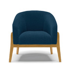 Cadeira Sala De Jantar Base De Madeira Stella Bouclê D03 - D'