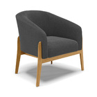 Cadeira Sala De Jantar Base De Madeira Stella Bouclê D03 - D'