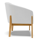 Cadeira Sala De Jantar Base De Madeira Stella Linho D03 - D'r